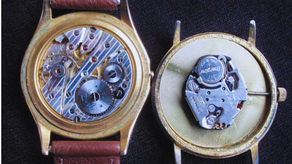 A quartz watch